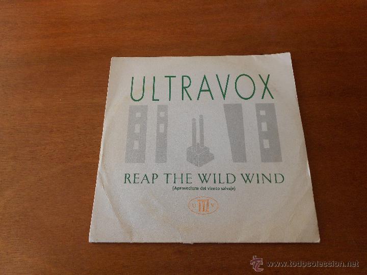 Discos de vinilo: Single vinilo: Ultravox - Reap the wild wind - Foto 1