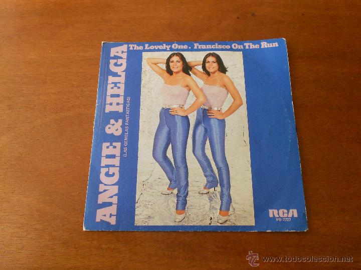 Discos de vinilo: Single vinilo. ANGIE & HELGA: The lovely one - Francisco on the run