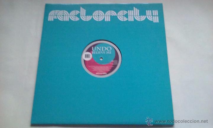 Discos de vinilo: UNDO - BELIEVE ME - 2005 - Foto 1
