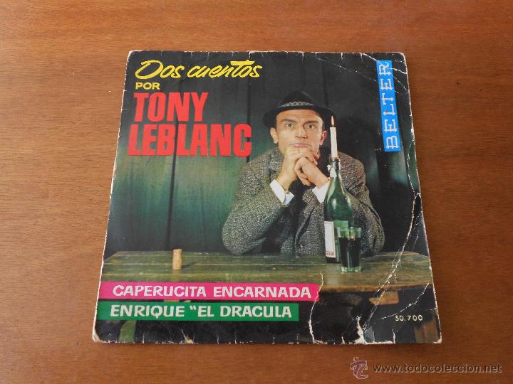 Discos de vinilo: SINGLE VINILO: TONY LEBLANC. DOS CUENTOS - Foto 1