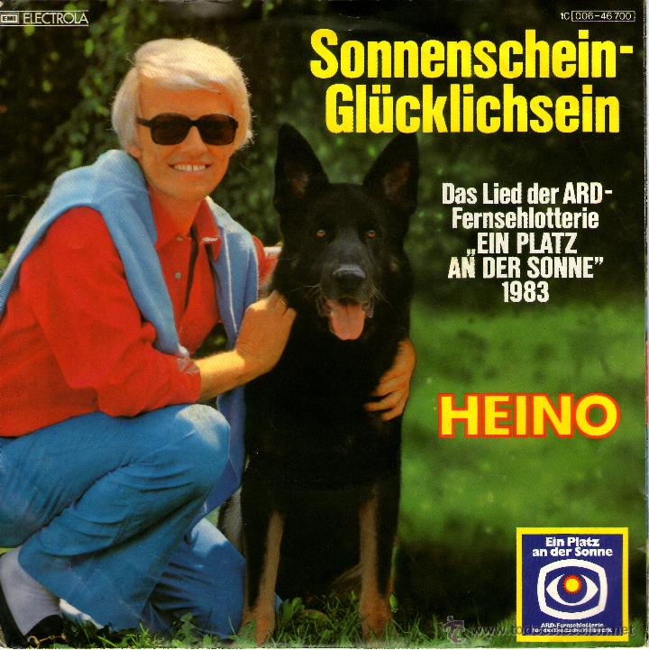 Discos de vinilo: HEINO: SONNENSCHEIN GLUCKLICHSEIN - Foto 2