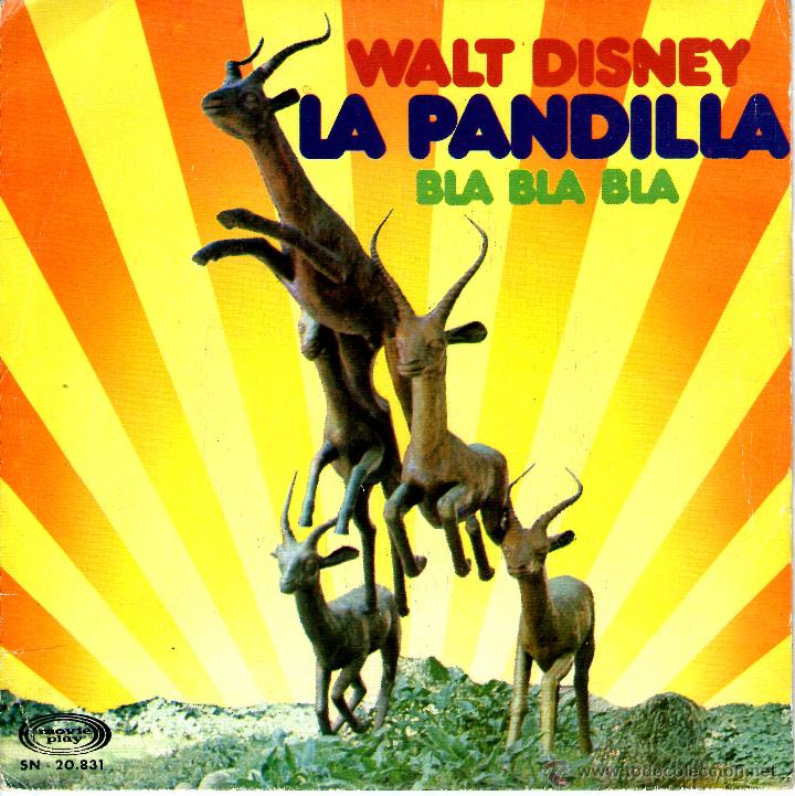Discos de vinilo: WALT DISNEY LA PANDILLA-BLA BLA BLA - Foto 1