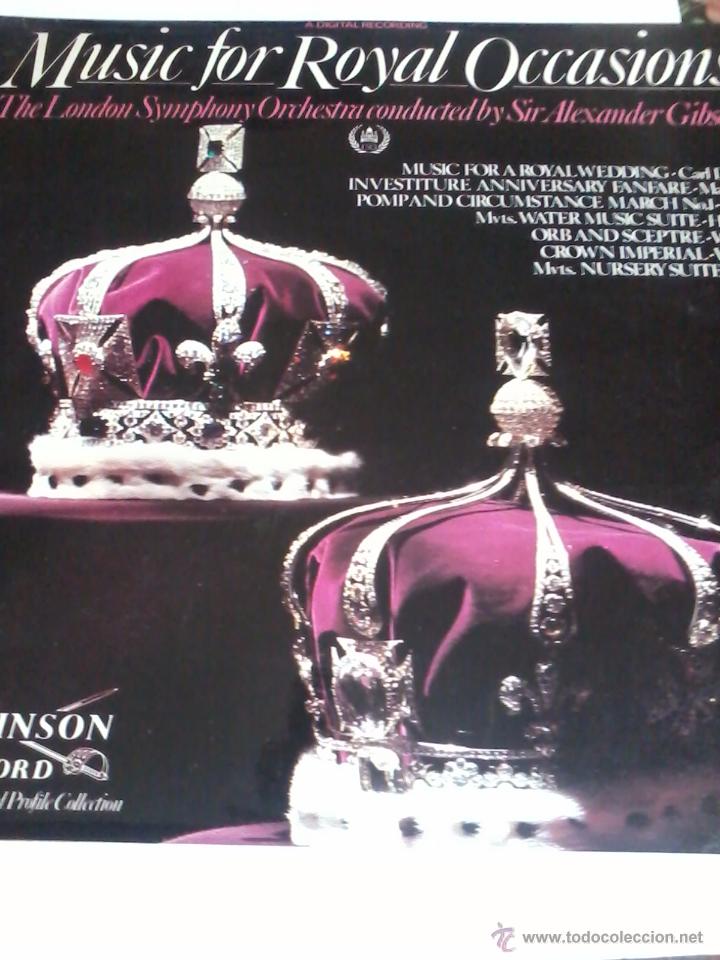 Discos de vinilo: MUSIC FOR ROYAL OCCASIONS. C5V - Foto 1