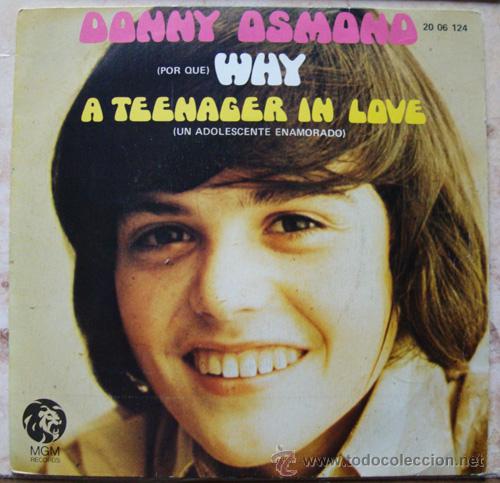 Discos de vinilo: DONNY OSMOND - WHY - SINGLE 7 - Foto 1