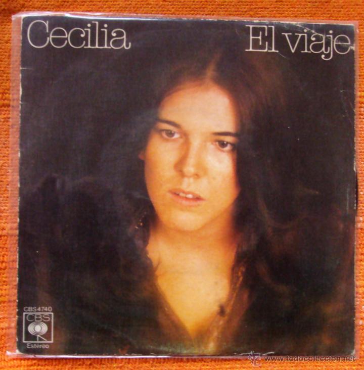 Discos de vinilo: Single Vinilo Cecilia El viaje - Foto 1