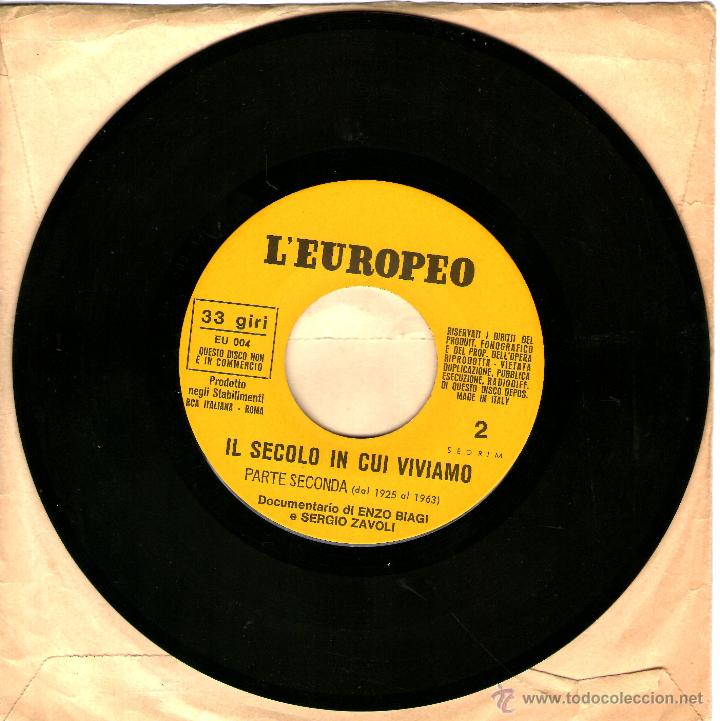 Discos de vinilo: IL SECOLO IN CUI VIVIAMO - Foto 2