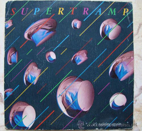 Discos de vinilo: SUPERTRAMP - ITS RAINING AGAIN - SINGLE EDICION ESPA&Ntilde;OLA PROMO ONE SIDED - Foto 1
