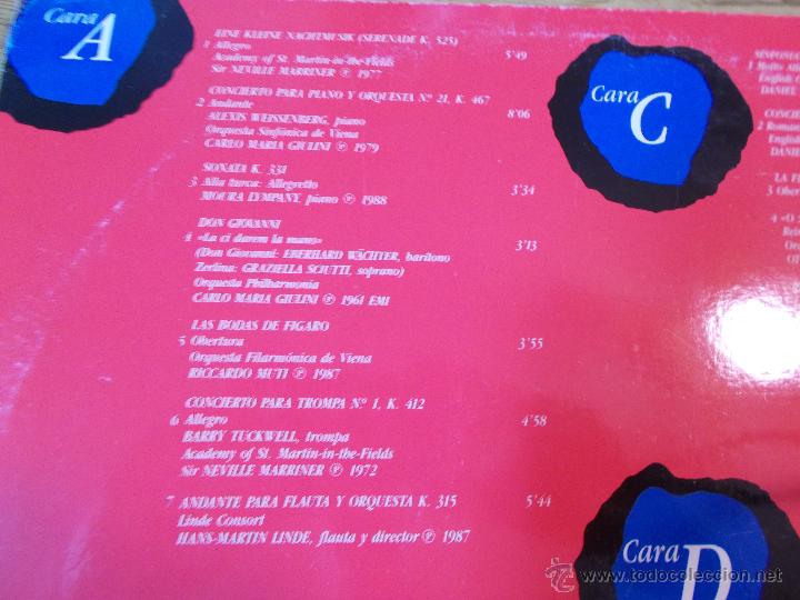 Discos de vinilo: MOZART 91 SUS OBRAS MAESTRAS - Foto 2