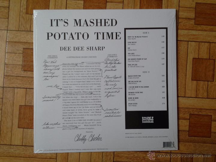 Discos de vinilo: DEE DEE SHARP - ITS MASHED POTATO TIME - REED. 1&ordm; LP 1962 - PRECINTADO - Foto 2