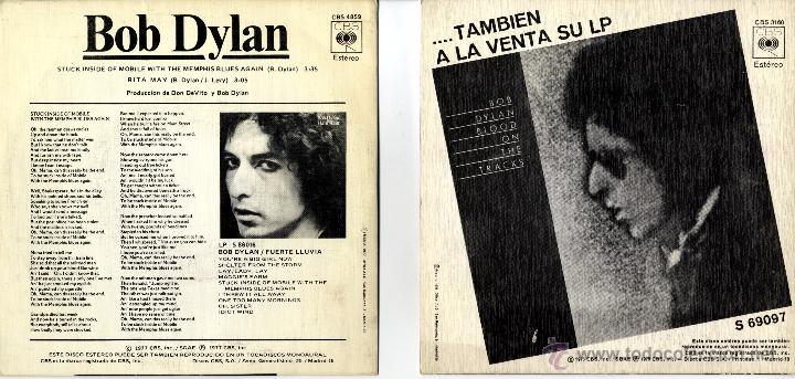 Discos de vinilo: BOB DYLAN COLECCI&Oacute;N DE 13 SINGLES - Foto 2