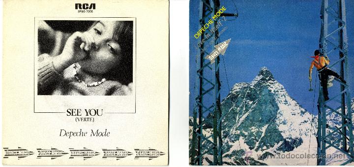 Discos de vinilo: DEPECHE MODE. COLECCI&Oacute;N DE 5 SINGLES. - Foto 1