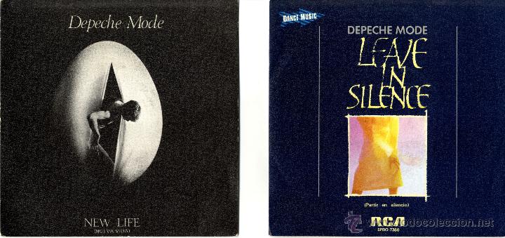 Discos de vinilo: DEPECHE MODE. COLECCI&Oacute;N DE 5 SINGLES. - Foto 3