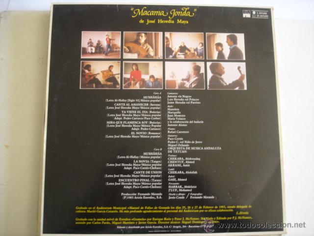 Discos de vinilo: JOSE HEREDIA MAYA MACAMA JONDA - Foto 2