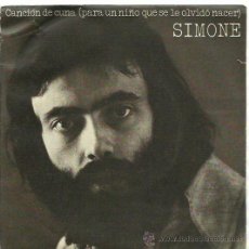 Discos de vinilo: SIMONE SINGLE SELLO CBS AÑO 1974