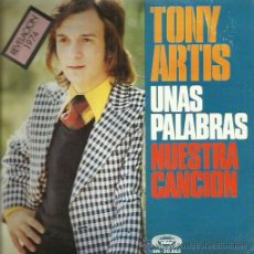 Discos de vinilo: TONY ARTIS SINGLE SELLO MOVIE PLAY