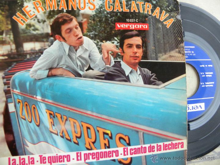 Discos de vinilo: LOS HERMANOS CALATRAVA -EP 1968 -LA LA LA - Foto 1