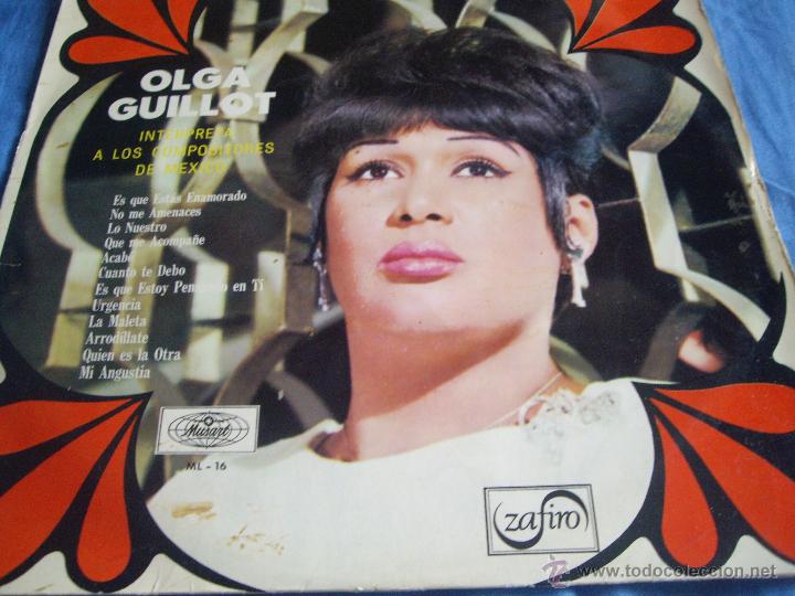 Disques de vinyle: OLGA GUILLOT-INTERPRETA A LOS COMPOSITORES DE MEXICO-EDIC ORIG ESPA&Ntilde;OLA 1968