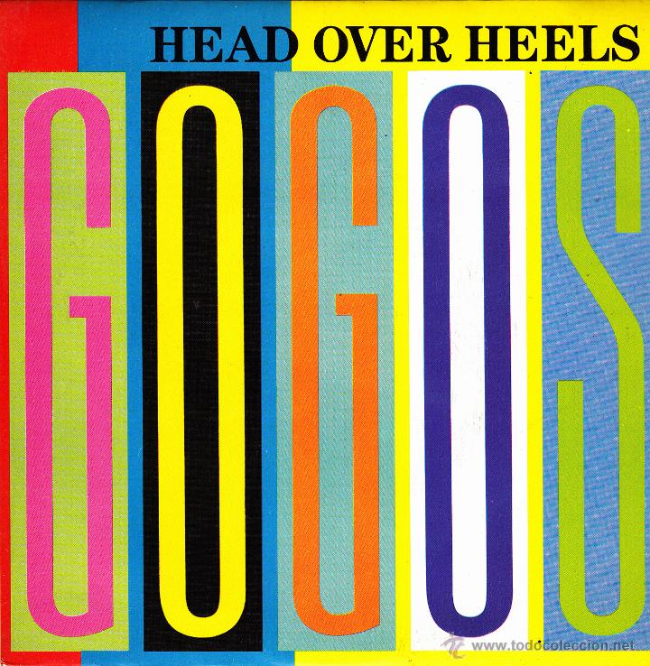 Discos de vinil: GO GO&acute;S-HEAD OVER HEELS SINGLE VINILO 1984 PROMOCIONAL SPAIN