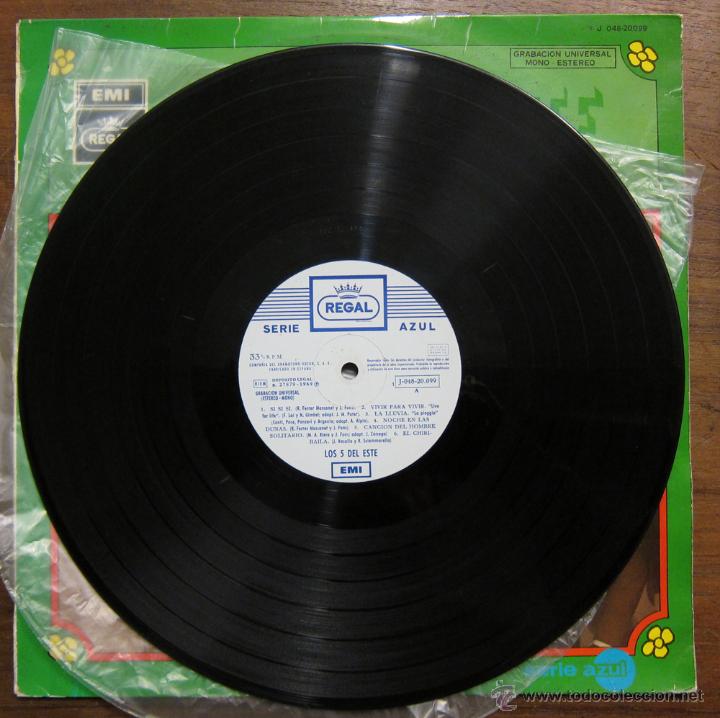 Discos de vinilo: LOS 5 DEL ESTE - 1969 - Foto 3