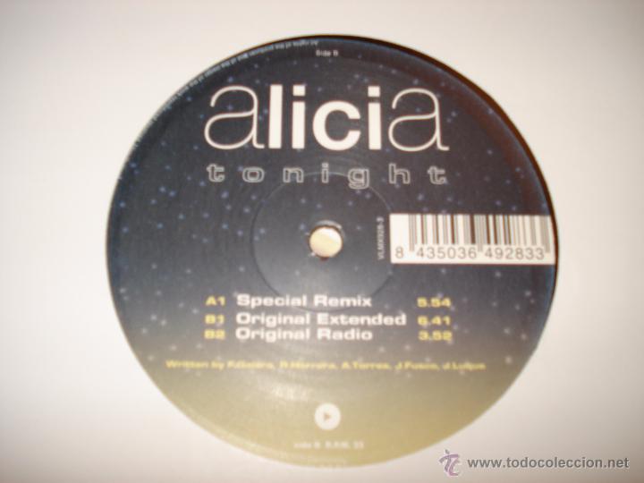 Discos de vinilo: ALICIA TONIGHT - Foto 2