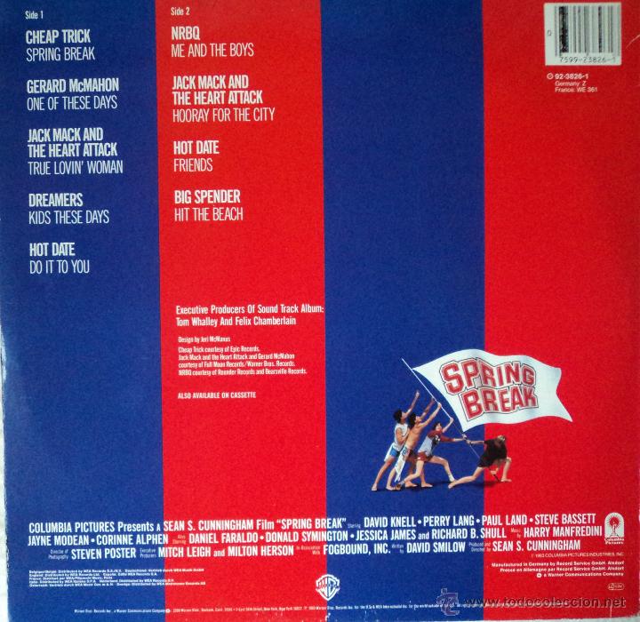 Discos de vinilo: Spring Break - BSO - Edici&oacute;n de 1983 de Germany - Foto 2