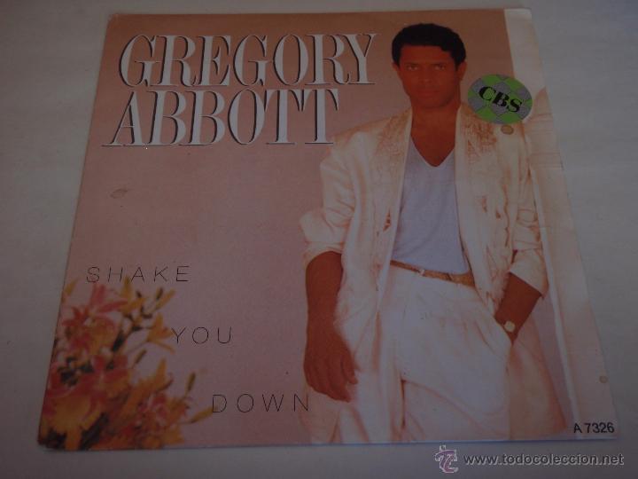 Discos de vinilo: GREGORY ABBOTT ( SHAKE YOU DOWN - WAIT UNTIL TOMORROW ) 1986 - HOLANDA SINGLE45 CBS - Foto 1