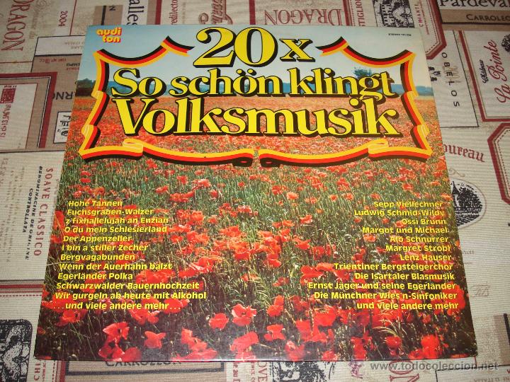Discos de vinilo: SO SCH&Ouml;N KLINGT VOLKSMUSIK - Foto 1