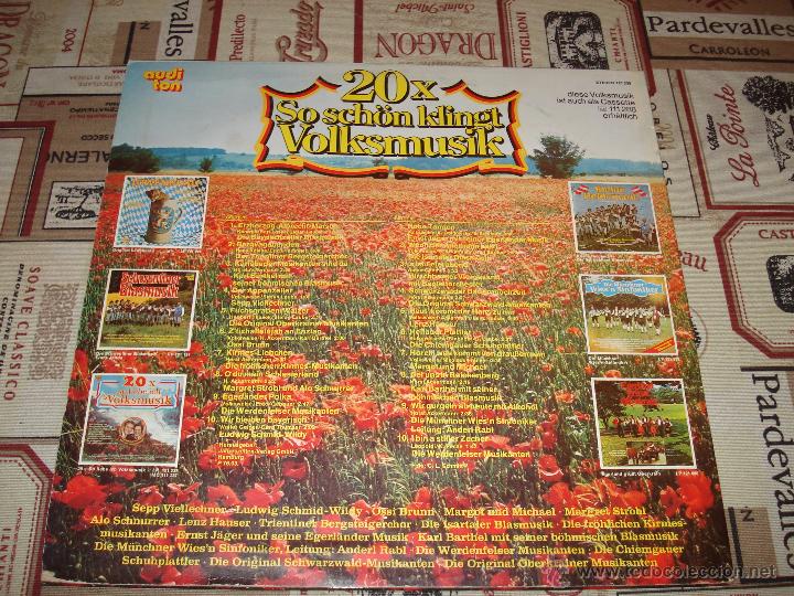 Discos de vinilo: SO SCH&Ouml;N KLINGT VOLKSMUSIK - Foto 3