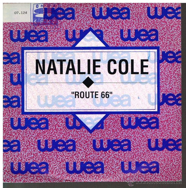 Discos de vinilo: Natalie Cole - Route 66 - Single 1992 - Promo - Foto 1
