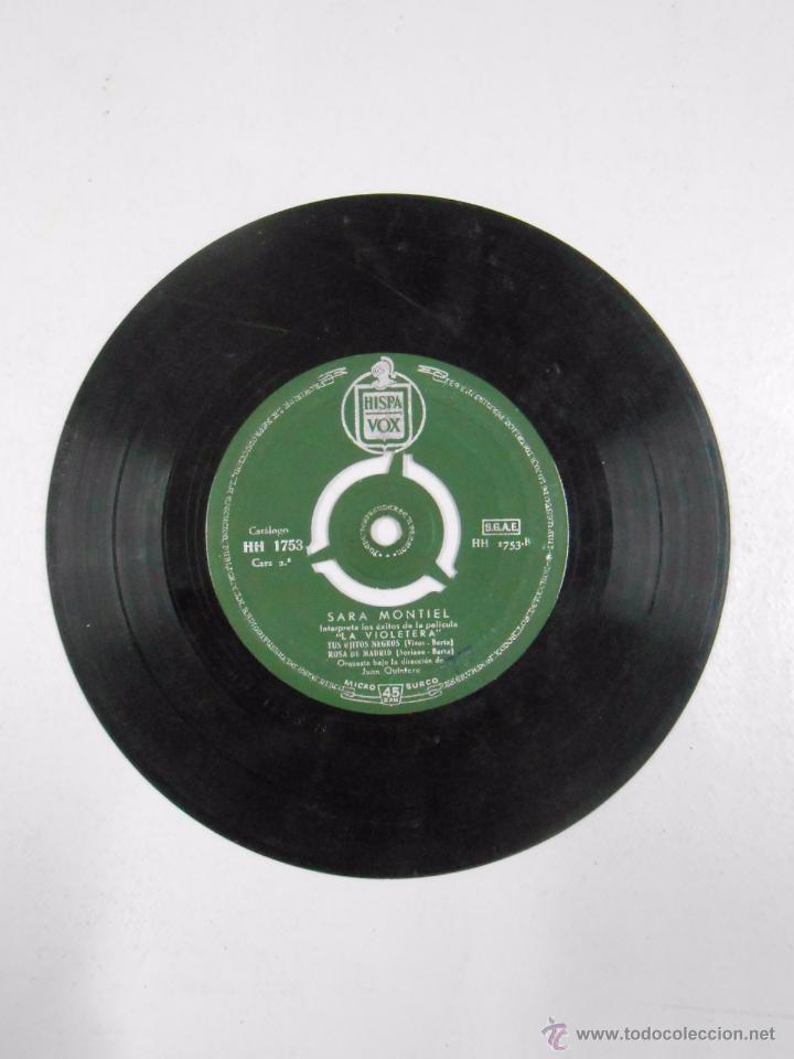 Discos de vinilo: SARA MONTIEL. LA VIOLETERA. TDKDS5 - Foto 1