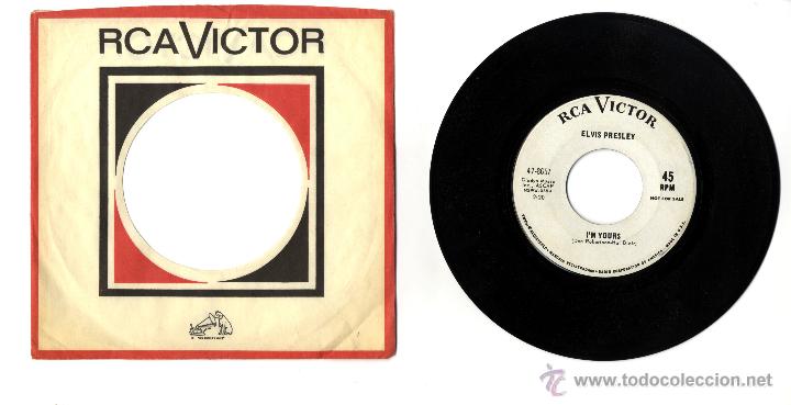 Discos de vinilo: ELVIS PRESLEY. Cinco Singles Promocionales. - Foto 1