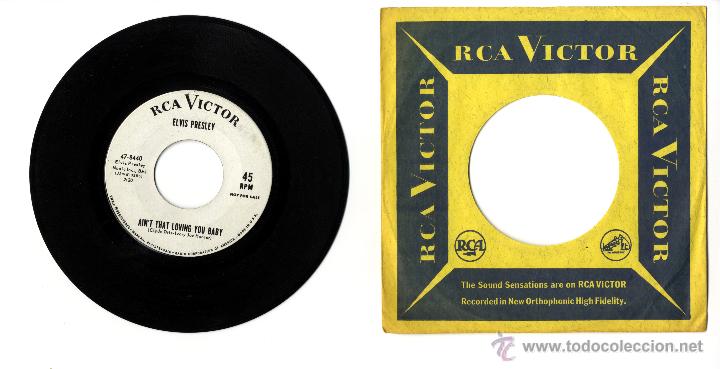 Discos de vinilo: ELVIS PRESLEY. Cinco Singles Promocionales. - Foto 5