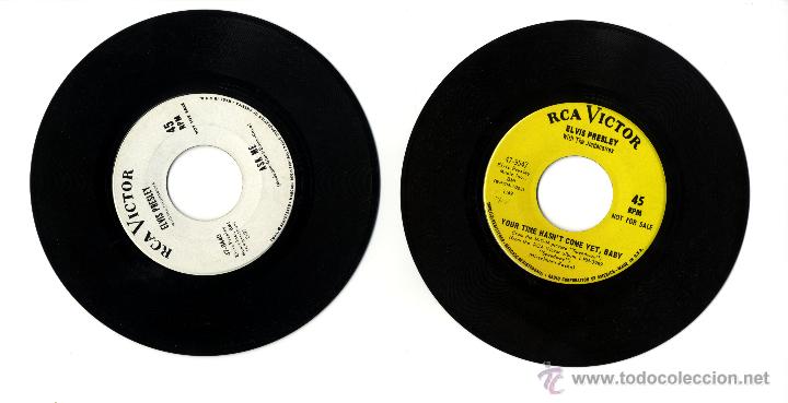 Discos de vinilo: ELVIS PRESLEY. Cinco Singles Promocionales. - Foto 6