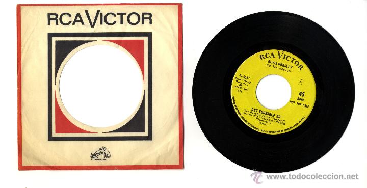 Discos de vinilo: ELVIS PRESLEY. Cinco Singles Promocionales. - Foto 7