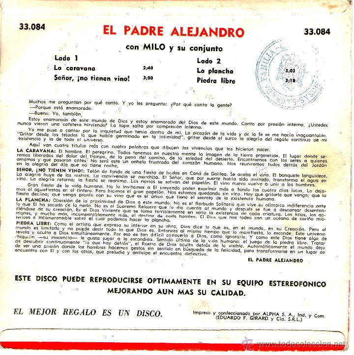 Discos de vinilo: EL PADRE ALEJANDRO LA CARAVANA - Foto 2