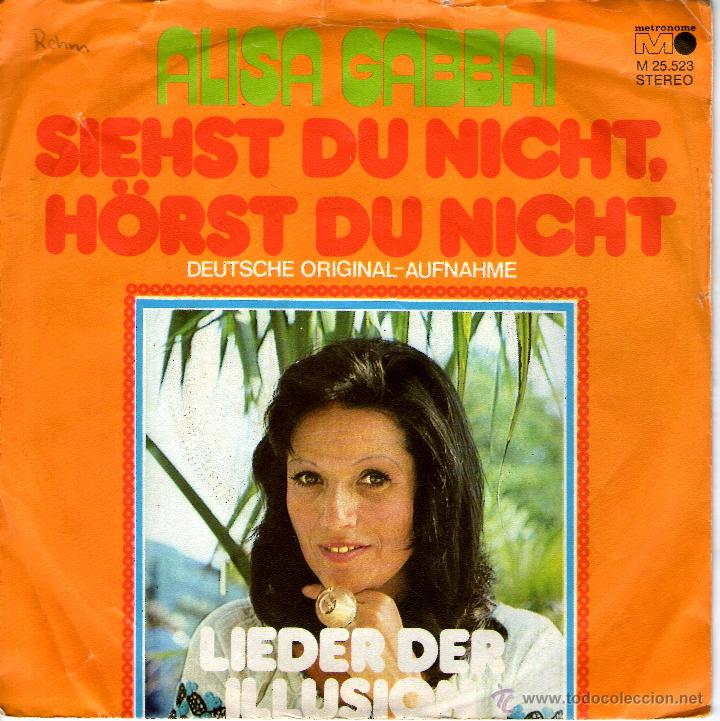 Discos de vinilo: ALISA GABBAI SIEHST DU NICHT - Foto 1