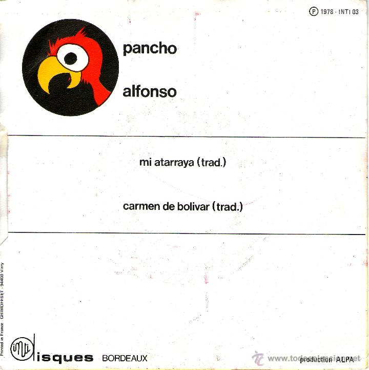 Discos de vinilo: PANCHO Y ALFONSO MI ATARRAYA - Foto 2
