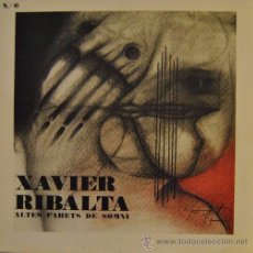 Discos de vinilo: XAVIER RIBALTA CON PACO IBAÑEZ Y JUAN CEDRON - ALTES PARETS DE SOMN - 1ª EDICION CON PORTADA ABIERTA
