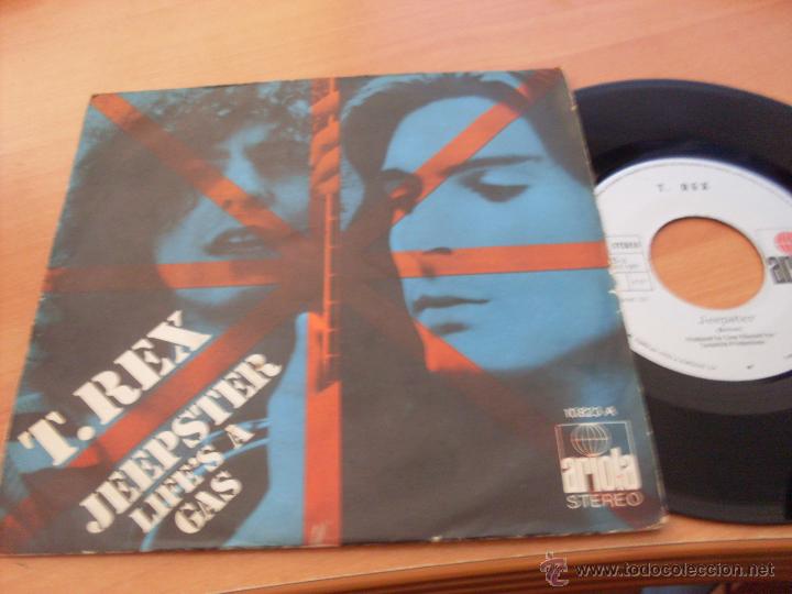 Discos de vinilo: T. REX (JEEPSTER) SINGLE ESPA&Ntilde;A 1971 (EPI29) - Foto 1