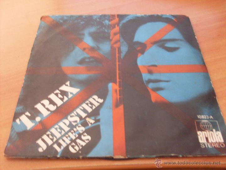 Discos de vinilo: T. REX (JEEPSTER) SINGLE ESPA&Ntilde;A 1971 (EPI29) - Foto 2