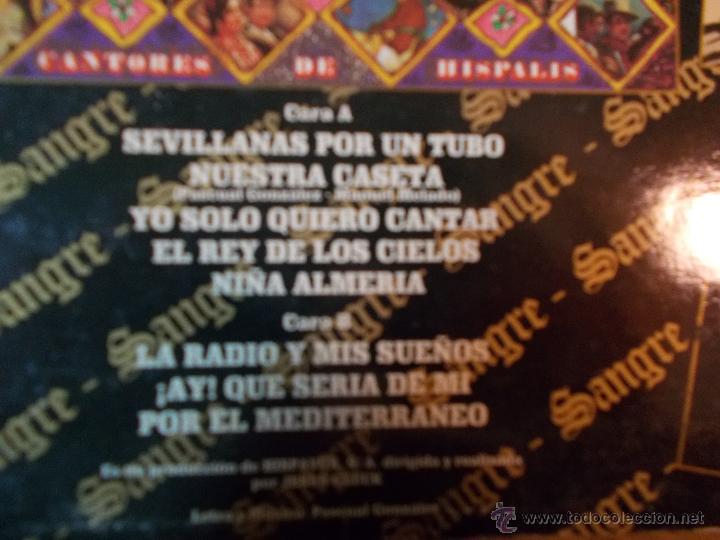 Discos de vinilo: cantores de hispalis sangre - Foto 2
