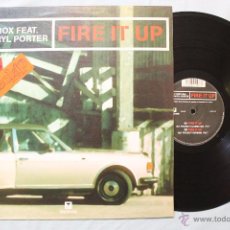 Discos de vinilo: M.P. BOX FEAT. CHERYL PORTER FIRE IT UP MAXI SINGLE VINYL VALE MUSIC MADE IN SPAIN 2004