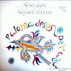 Discos de vinilo: ROSA LEÓN/ RAFAEL ALBERTI. PALOMA DESESPERADA. BMG-ARIOLA, ESP. 1989 (2 LP + DOBLE CARPETA)