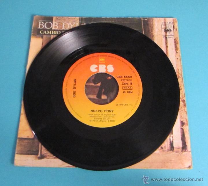 Discos de vinilo: BOB DYLAN. CAMBIO DE GUARDIA. NUEVO PONI - Foto 4
