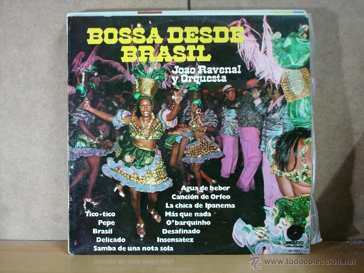 Disques de vinyle: Joao Ravenal y Orquesta - Bossa Desde Brasil - Impacto EL-063 - 1974