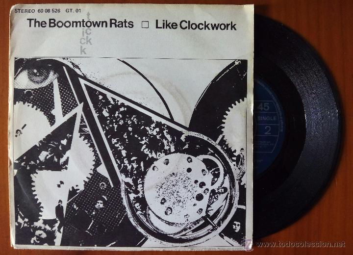 Discos de vinilo: BOOMTOWN RATS, THE - LIKE CLOCKWORK (FONOGRAM 1978) SINGLE ESPAÑA - Foto 1 - 48619842