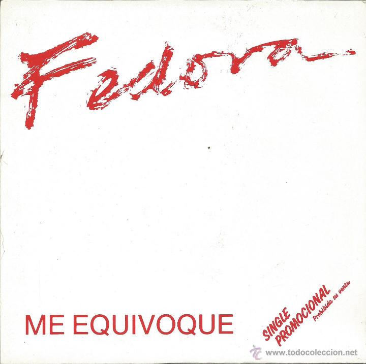 Vinyl-Schallplatten: FEDORA.ME EQUIVOQUE + TU Y YO SINGLE VINILO 1986 PROMOCIONAL SPAIN