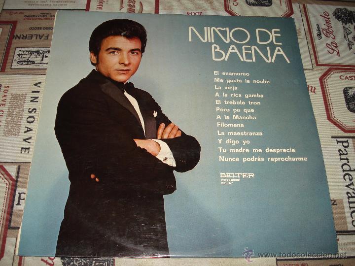 Discos de vinilo: NI&Ntilde;O DE BAENA- ME GUSTA LA NOCHE - Foto 1