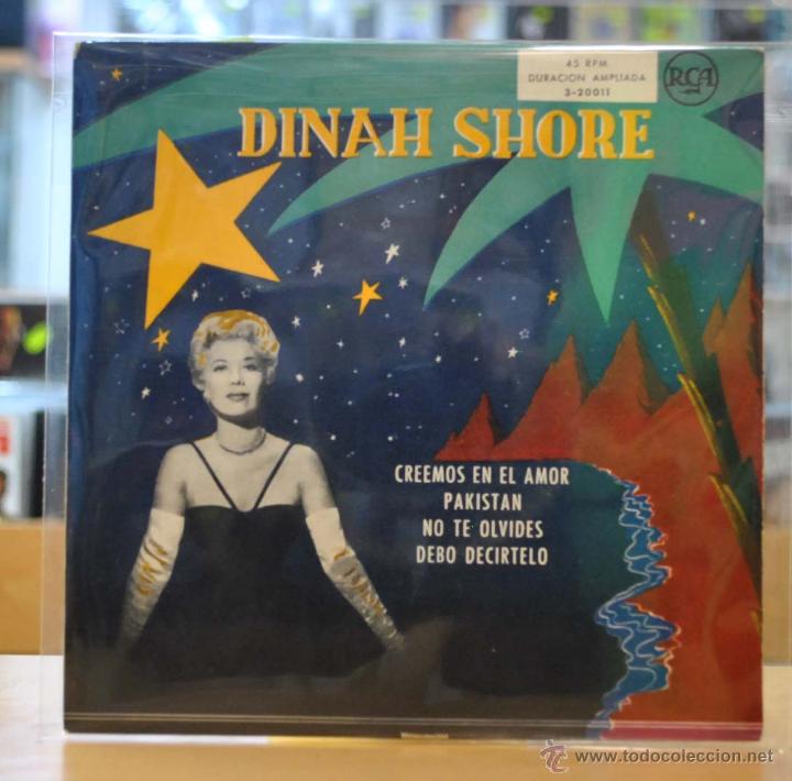 Discos de vinilo: DINAH SHORE - CREEMOS EN EL AMOR - + 3 - EP - Foto 1