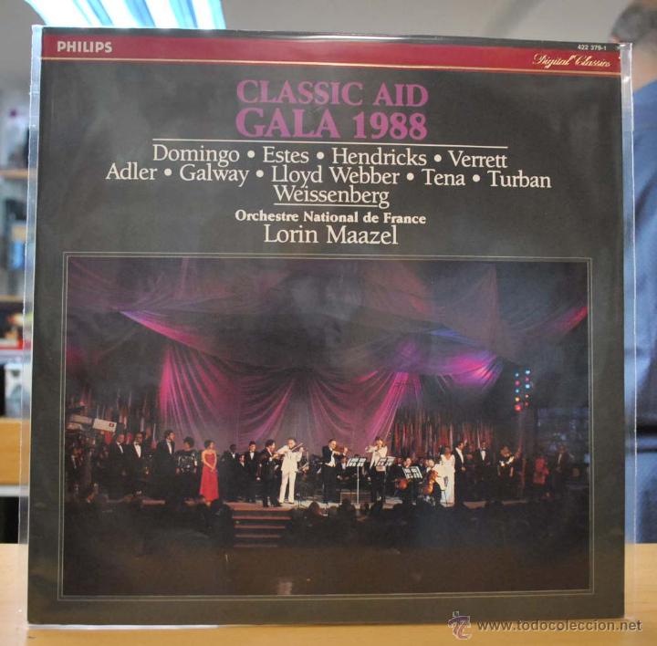 Discos de vinilo: LORIN MAAZEL - CLASSIC AID GALA 1988 - LP - Foto 1
